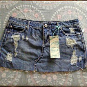 Vanity Denim Junior Skirt